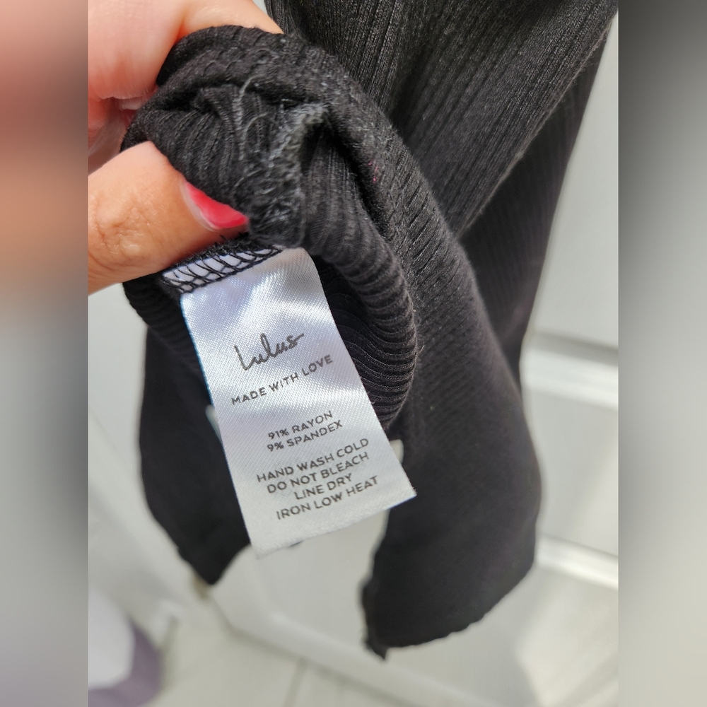 Lulus Front Cross Black Bodysuit - Picture 5 of 7